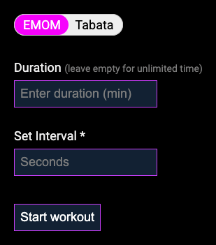 timer app screenshot